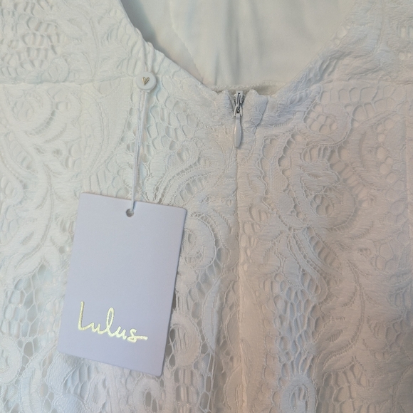 Lulu's Way To Be Loved White Lace Long Sleeve Maxi Dress - Picture 7 of 12